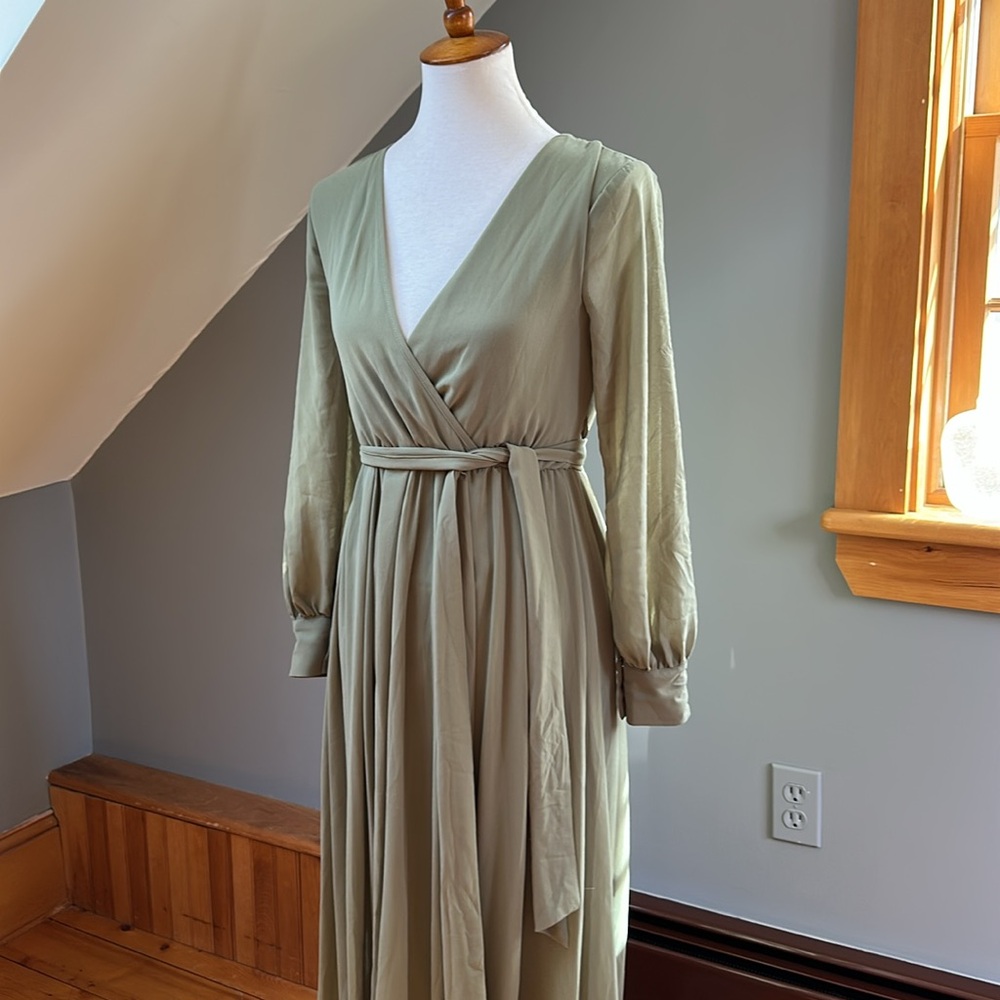 NWT Baltic Born Flowy Green Maxi Dress